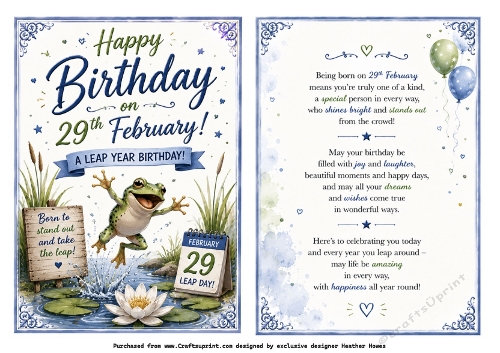 leap year birthday male
