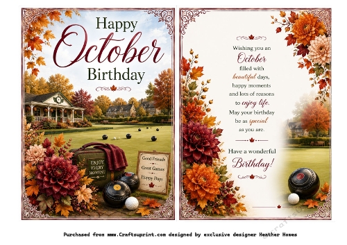 october birthday bowls
