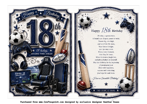 18th male birthday
