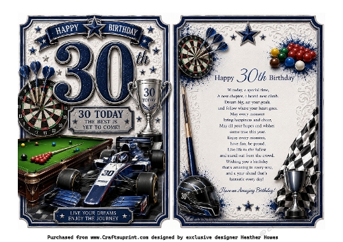 30th male birthday