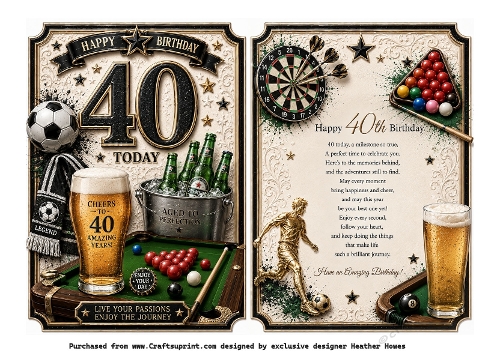 40th male birthday