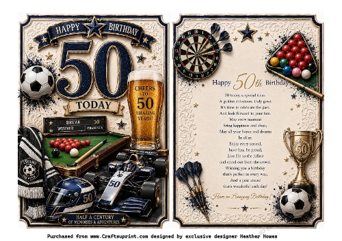 50th male birthday