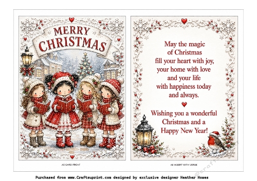 lucy and friends carol singing