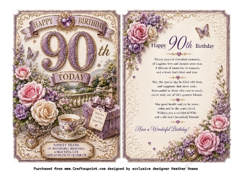 90th ladies birthday