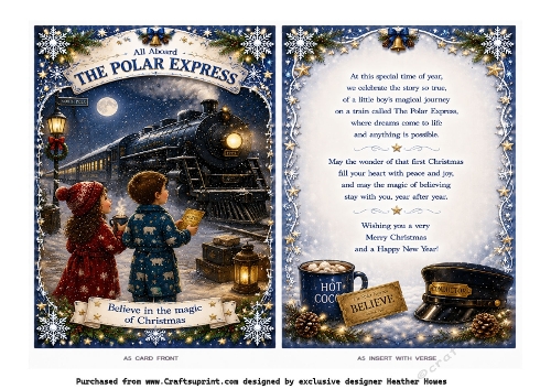 lucy and george at the polar express