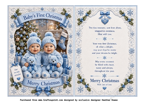 twin boys christmas