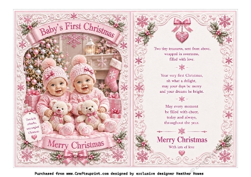 twin girls christmas