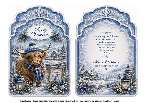 shaped christmas coo