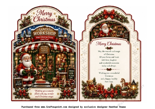 shaped christmas workshop
