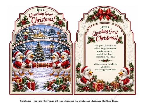 shaped christmas quackers