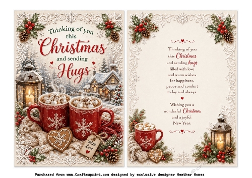 warm hugs thinking of you this christmas