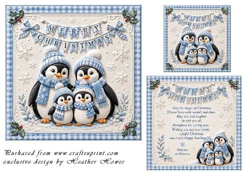 merry christmas penguins 2