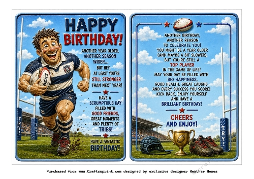 rugby birthday