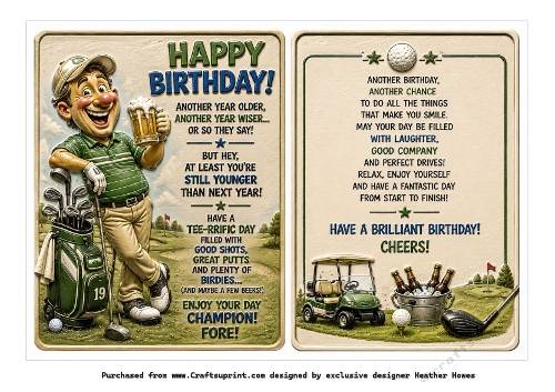 golf birthday