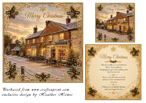 christmas village tearoom