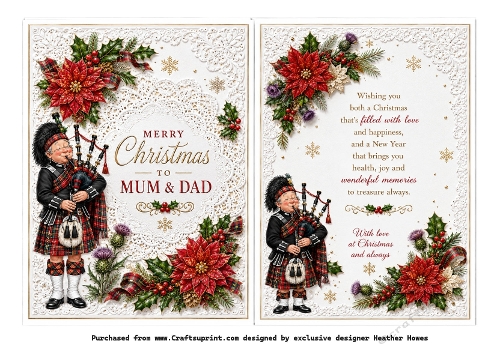mum and dad scottish christmas