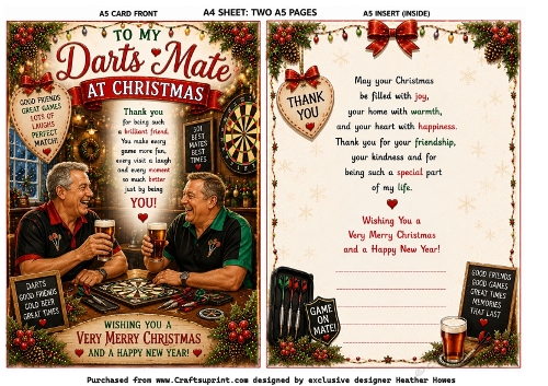 darts mate at christmas