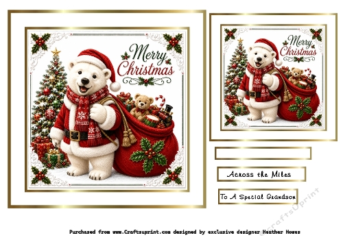 christmas friends polar bear