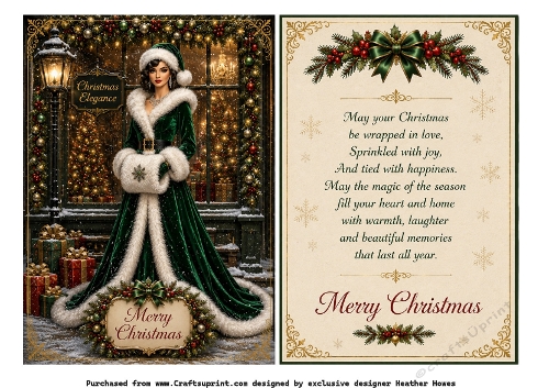 green christmas elegance