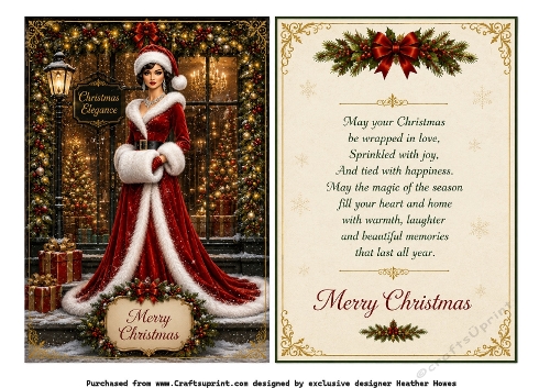 red christmas elegance
