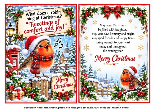 what do robin sing at christmas ?