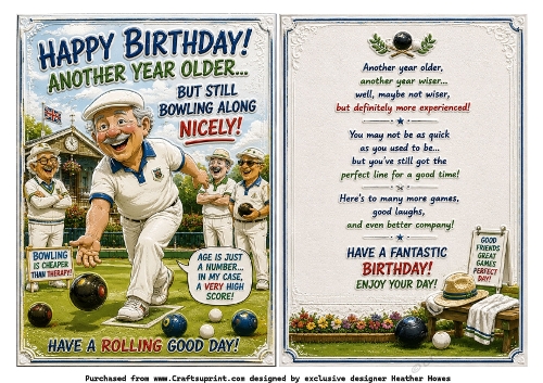 birthday male bowler