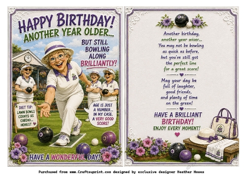 birthday female bowler