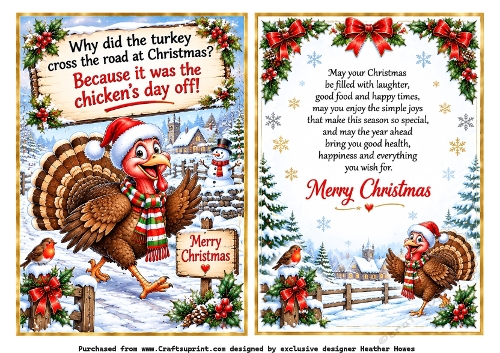 why did the turkey cross the road