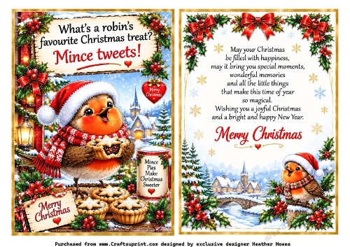 what a robins favourite christmas treat