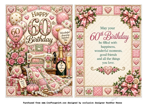 60th birthday female sewing