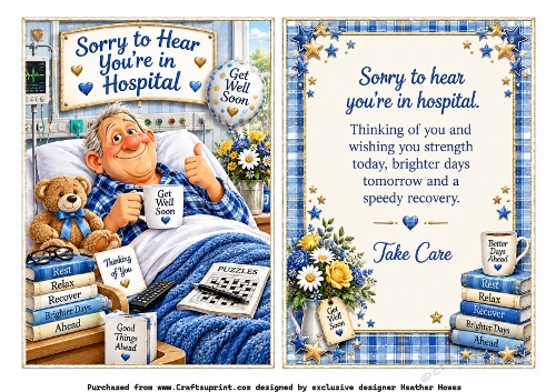 sorry to hear youre in hospital