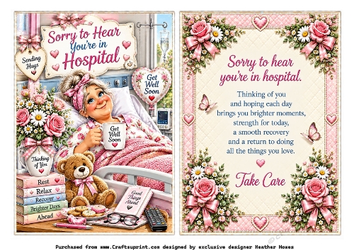 sorry to hear youre in hospital female