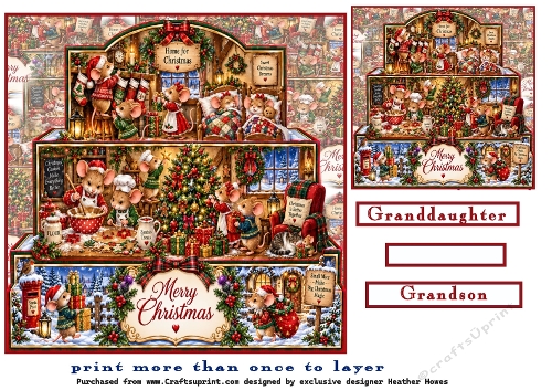 step it up the christmas mice