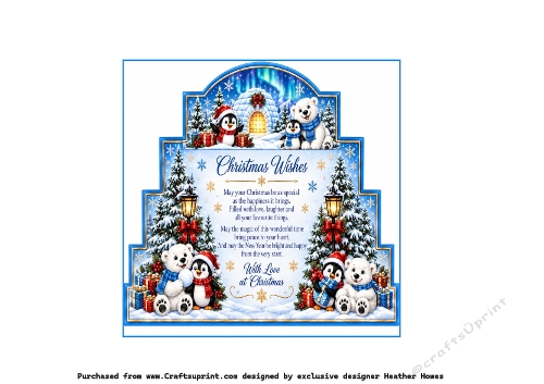 step it up polar bears and penguin insert