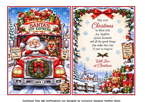 santas toy truck