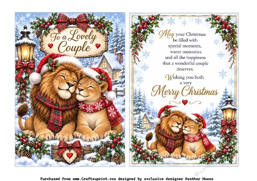 lovely couple lions