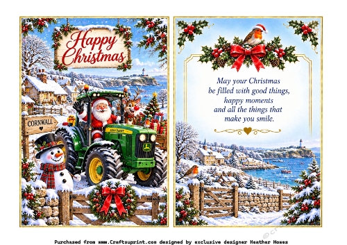 santas tractor