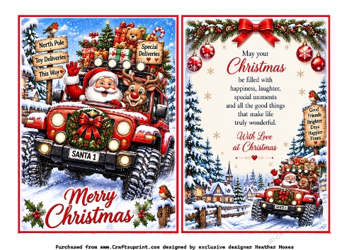 santa jeep