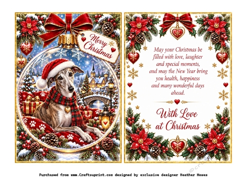 greyhound bauble