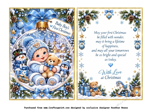 baby boy bauble