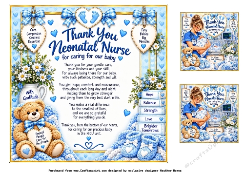 card front neonatal customer request (deborah) insert