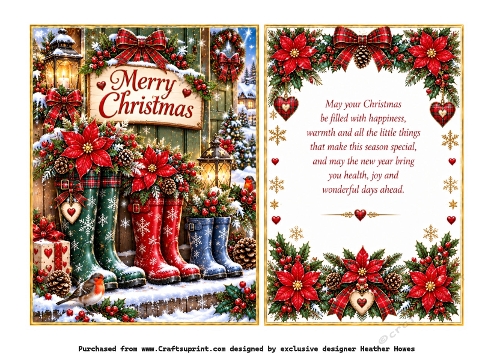 christmas wellies