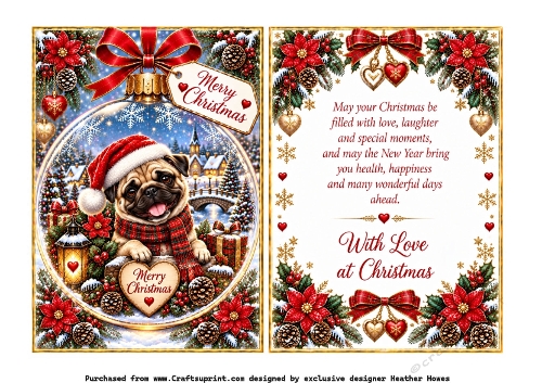 pug bauble