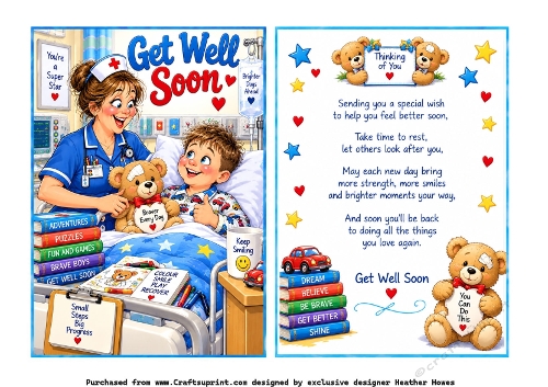 get well soon boy hospital