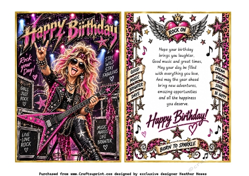rock chic birthday 1
