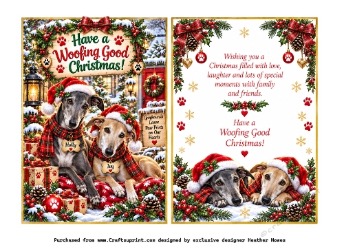greyhounds at christmas