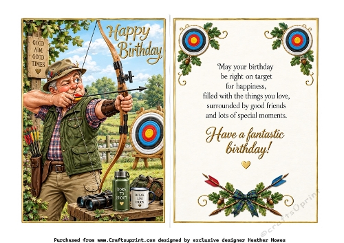 man archery birthday