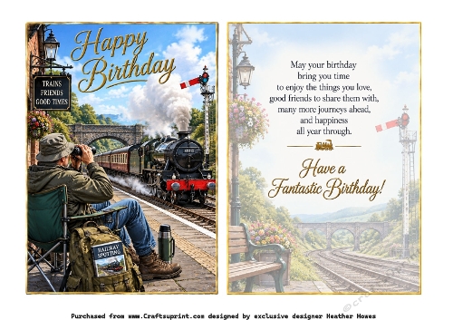 trains spotting  birthday