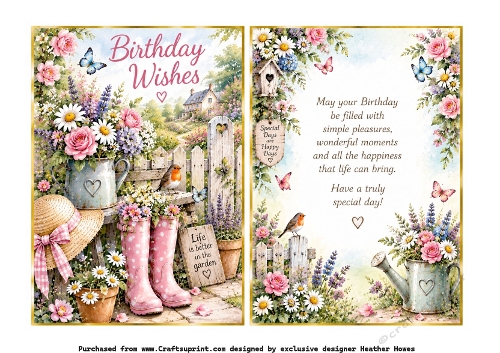 birthday wellies