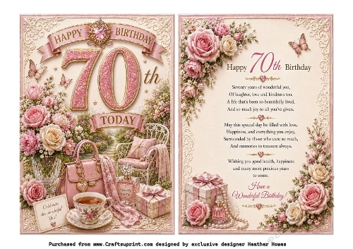 70th female birthday